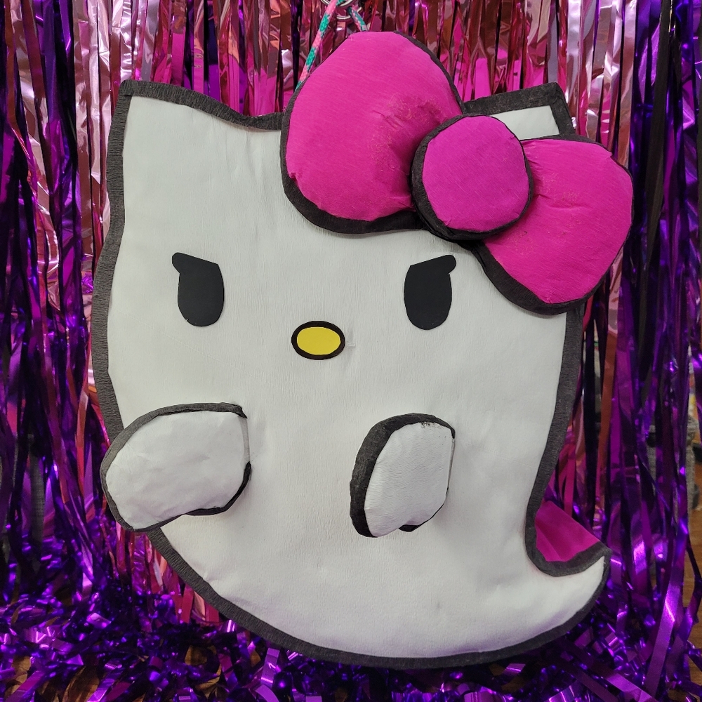Handmade Hello kitty Halloween Spooky Birthday Traditional Mexican Piñata 🪅